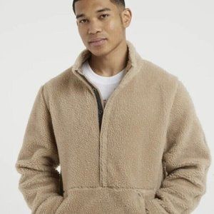 Nike Yoga Therma-Fit  Sherpa Fleece Sweatshirt Beige DD2182-247